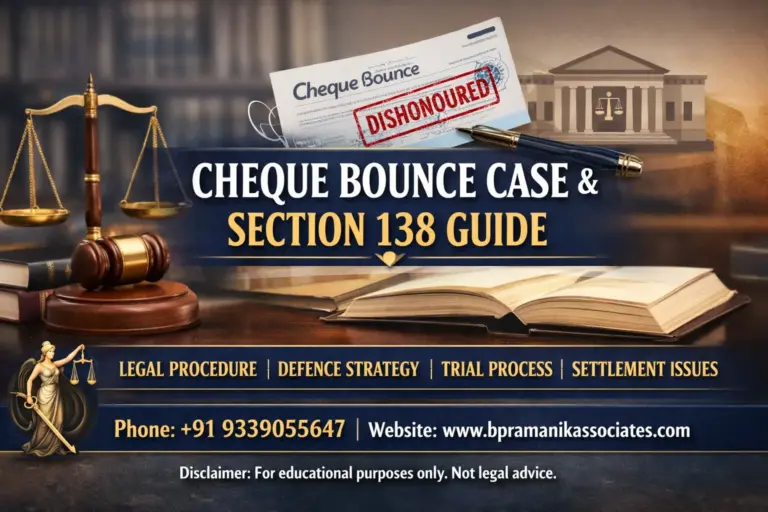 Cheque Bounce Case Lawyer