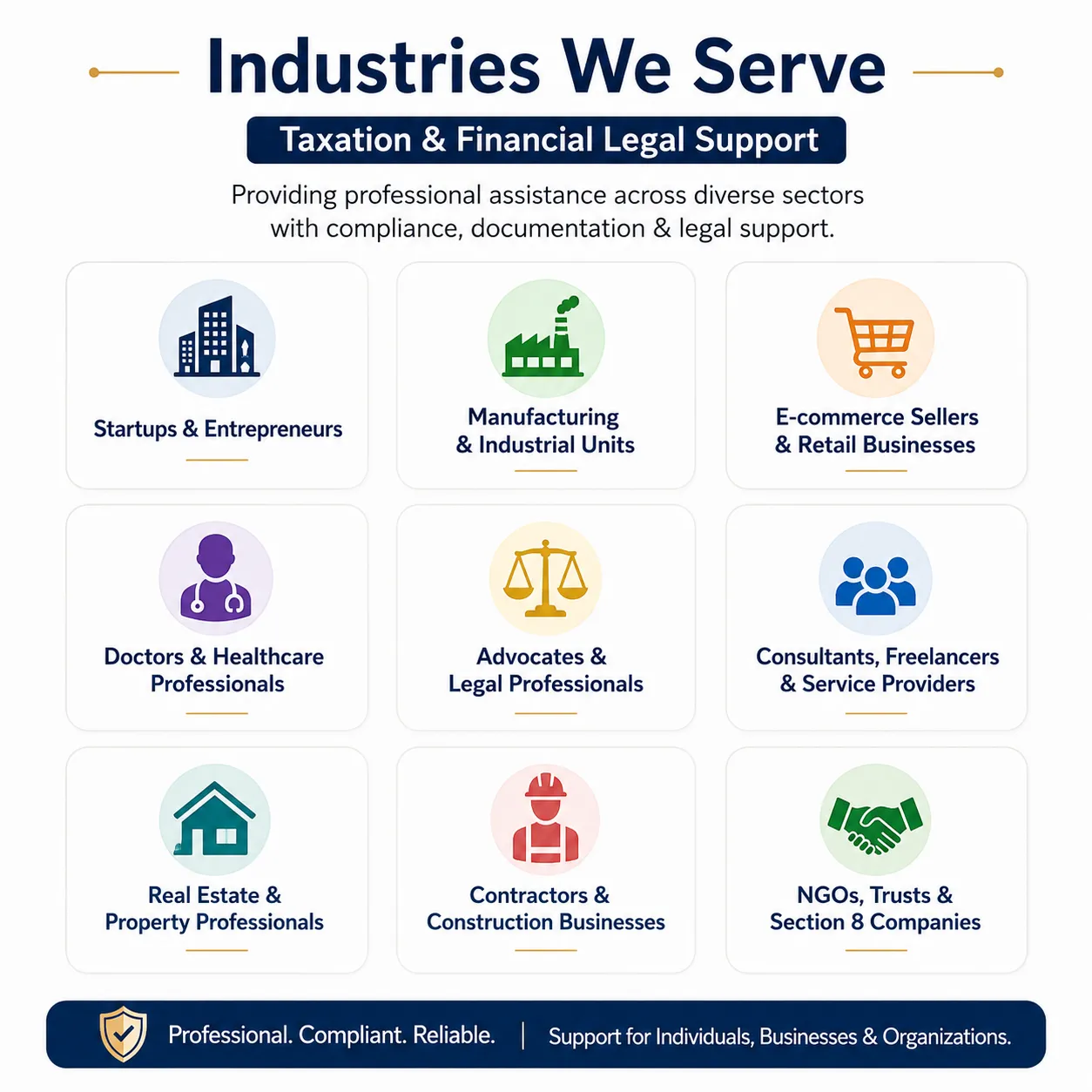 Taxation & Financial Legal Support