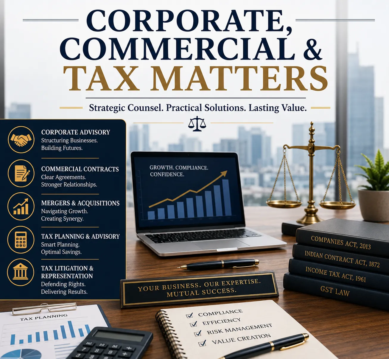 Corporate, Commercial & Tax Matters