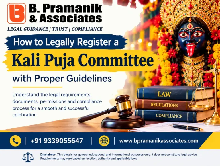 Kali Puja Committee Registration
